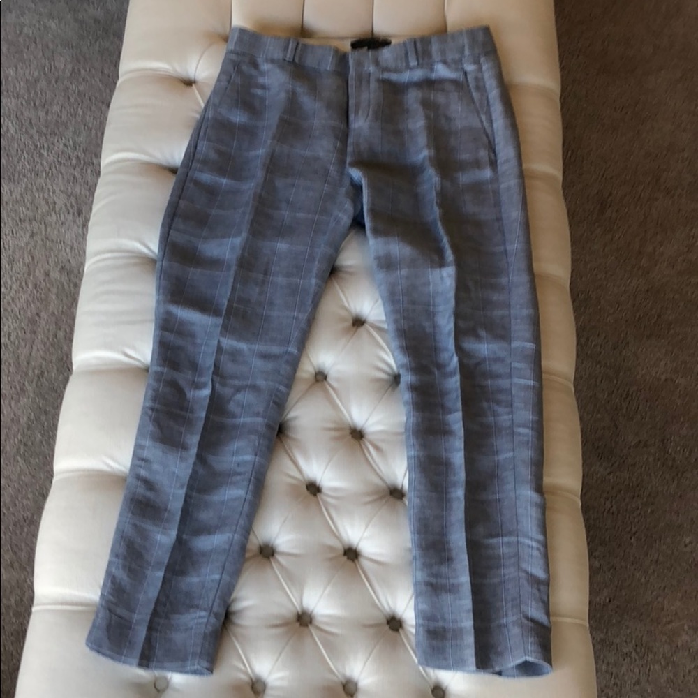 Banana Republic Chambray Avery ankle trousers